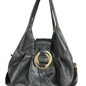 Lambskin Black BVLGARI Chandra